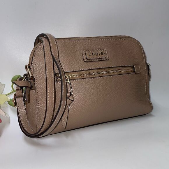 NEW Lodis Charlotte Leather Crossbody - Picture 1 of 9